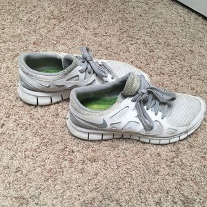 Nike white free sneaker woman 7.5